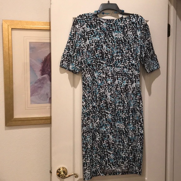Beautiful Mosaic Print Connected Apparel Dress - Picture 3 of 6